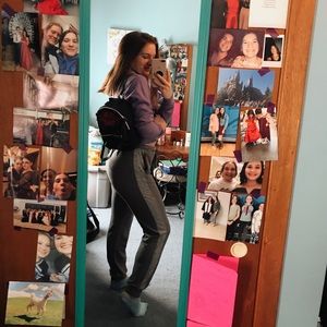 Mini backpack w/ rose